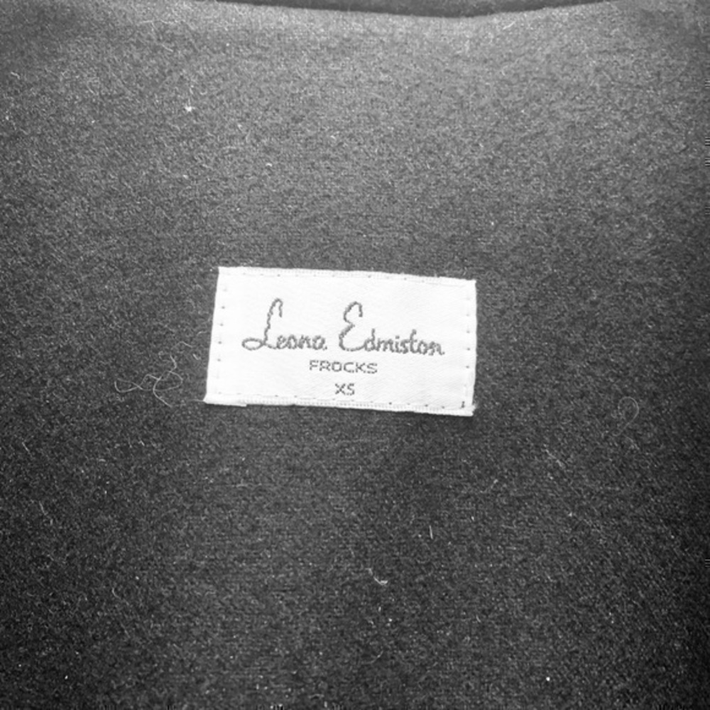 Leona Edmiston women’s black wool coat - Picture 4 of 6